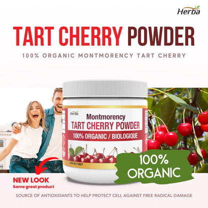 New Montmorency Tart Cherry Powder – 150g | 100% Organic