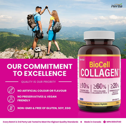 BioCell Collagen, 120 Vegetable Capsules - Herba