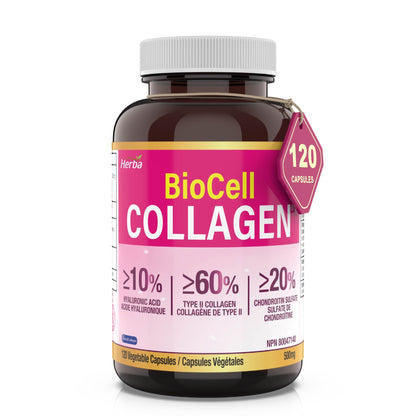 BioCell Collagen, 120 Vegetable Capsules - Herba