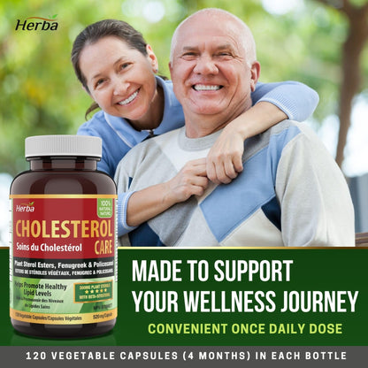 Cholesterol Care – 120 Vegetable Capsules - Herba