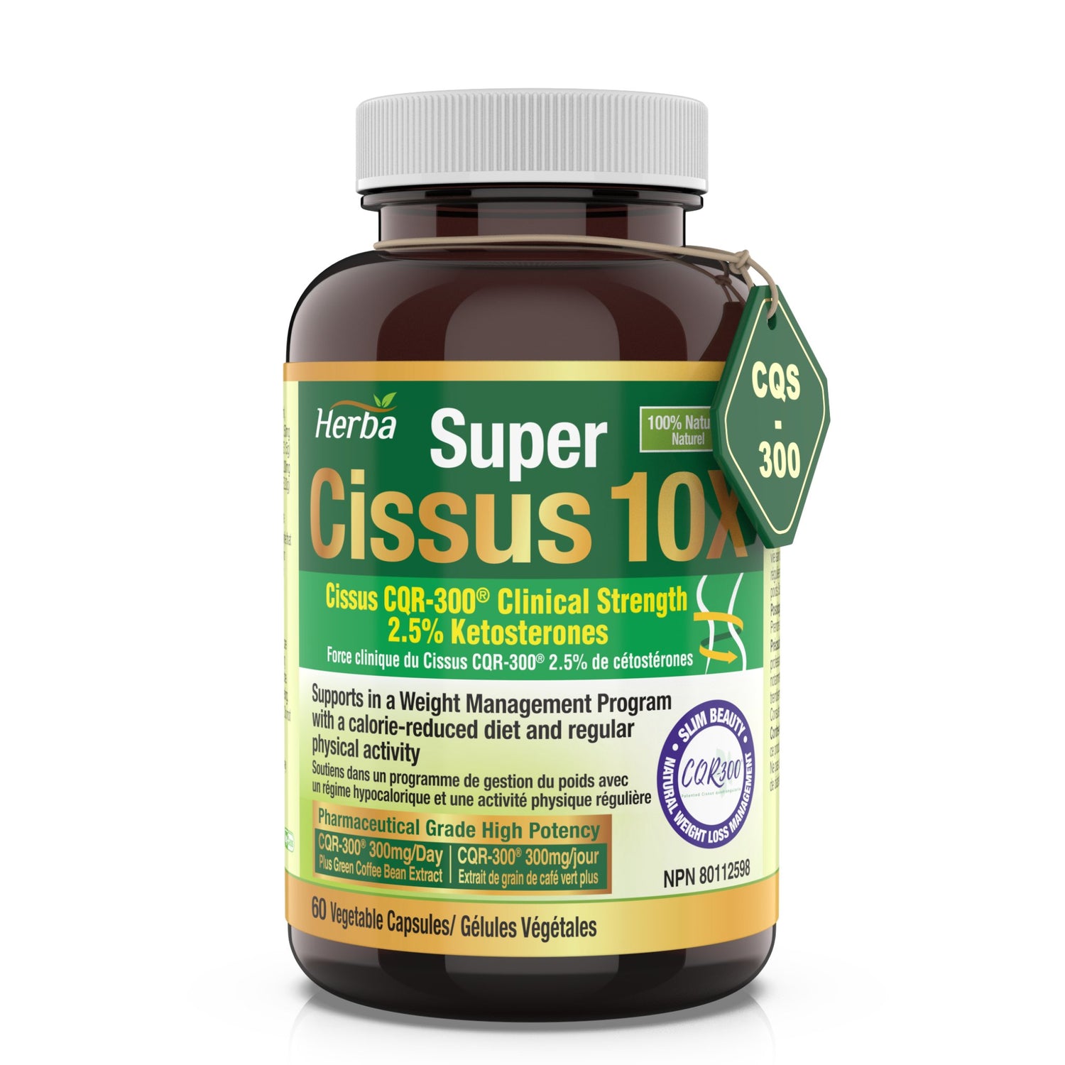 Cissus 10X Extract with Green Coffee Bean – 60 Capsules - Herba