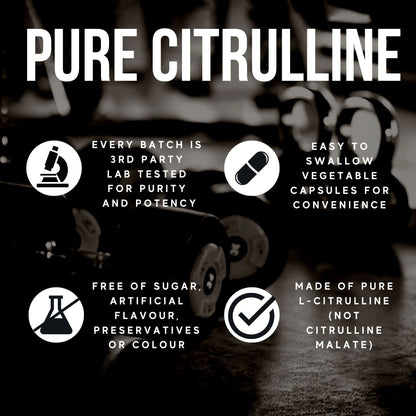 L - Citrulline Supplement 750mg – 180 Vegetable Capsules | Made in Canada - Herba